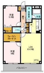 アルファークレストの物件間取画像